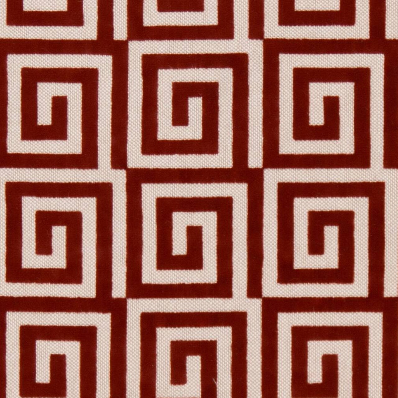 Spice Key - Red & Burgundy Abstract & Geometric Upholstery Fabric 54 Inches"